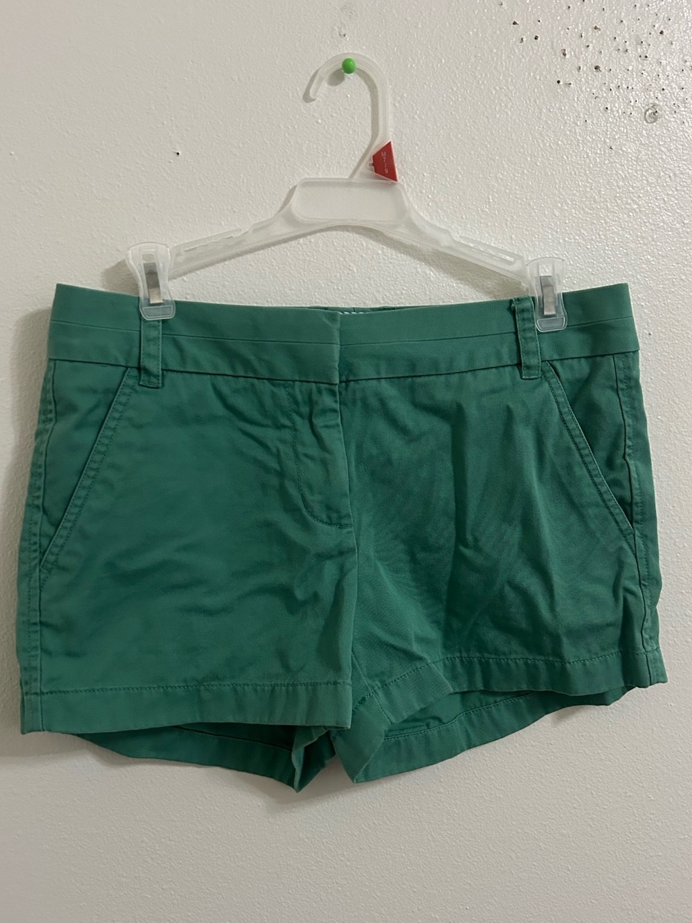 Jcrew green chino shorts